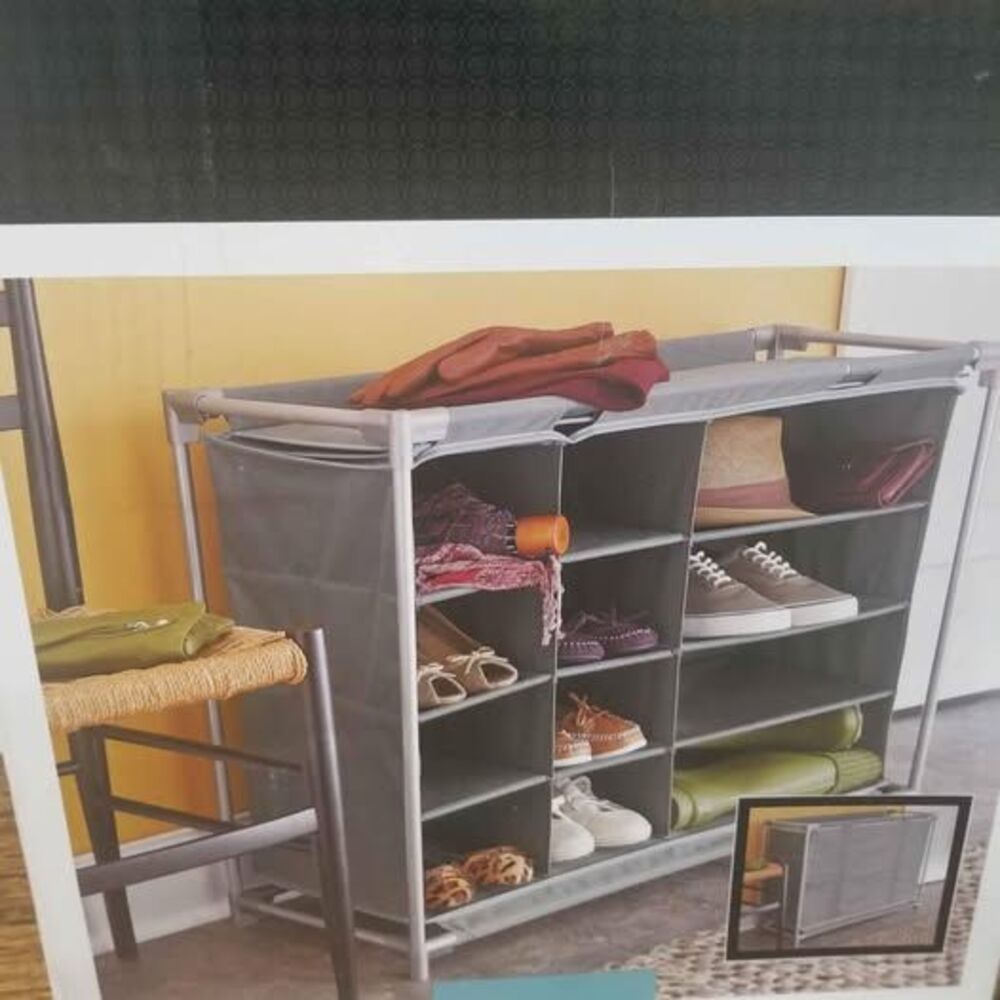 12 compartment Organizer Cubby With Door
